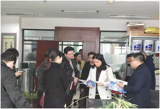 热烈欢迎市区领导参观考察见田科技